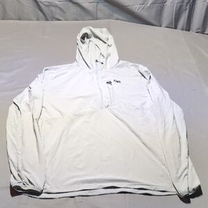 Outdoor Research Men's Light Gray Astroman Sun Hoodie Windbreaker Size M